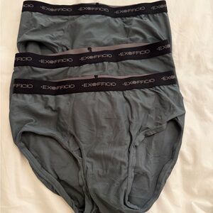 ExOfficio Men's Briefs - Black and Gray